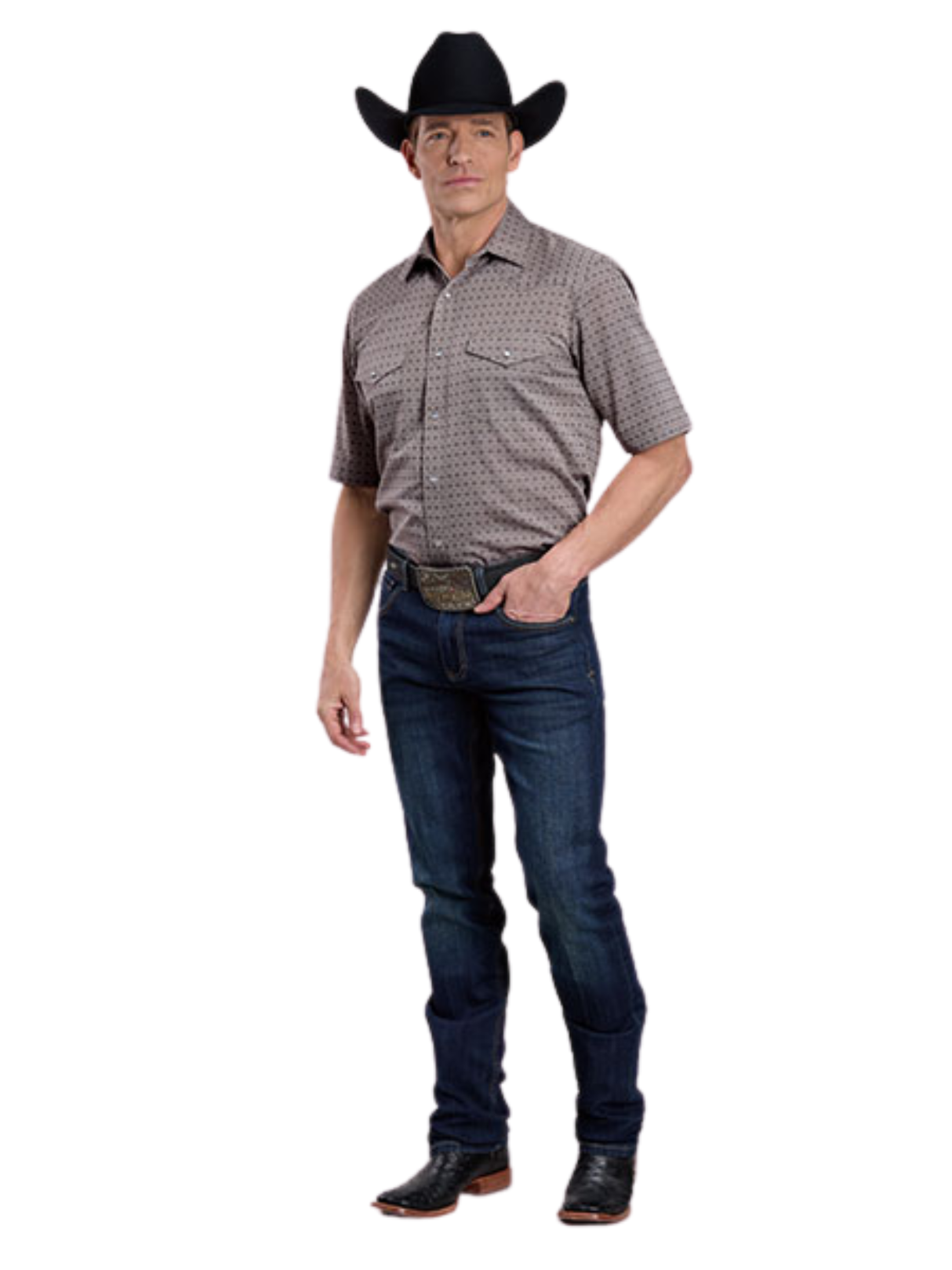 Chemise Western à manches courtes Double Diamonds - Homme