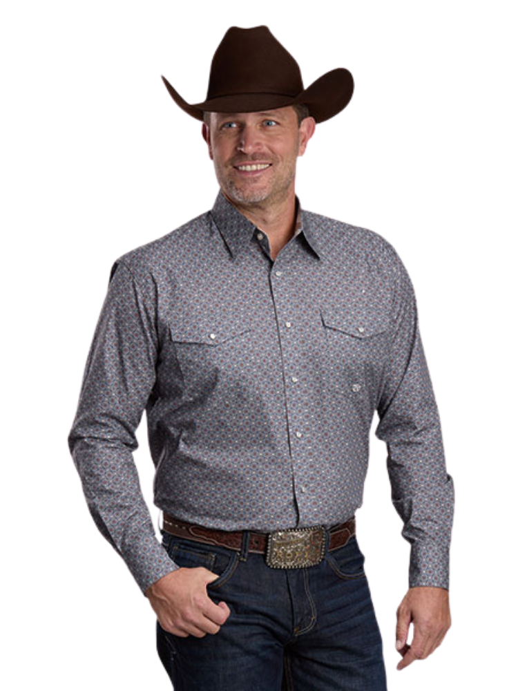 Chemise Western Amarillo Smoke Medallion - Homme