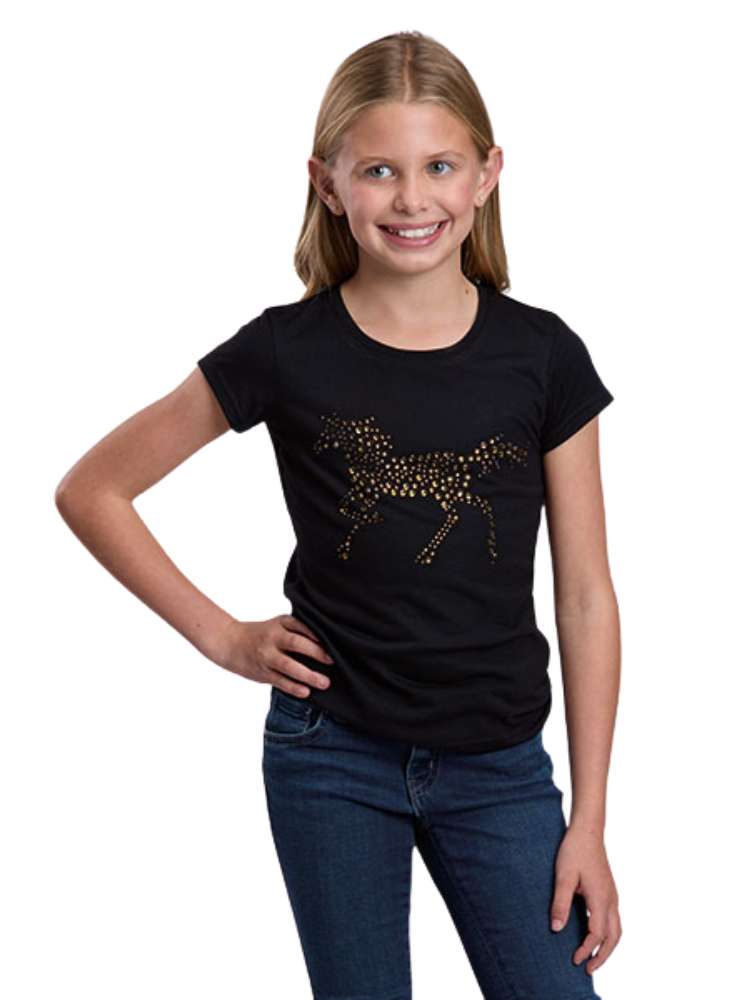 T-shirt Five Star noir - Fille