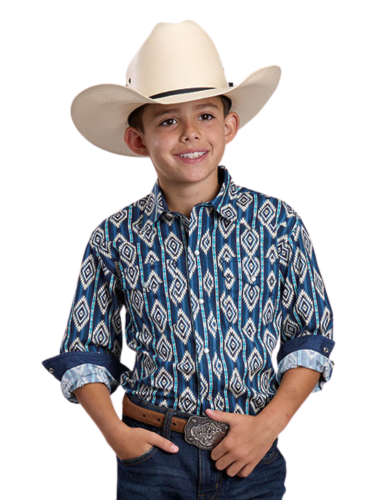 Chemise Western Vertical Serape - Garçon
