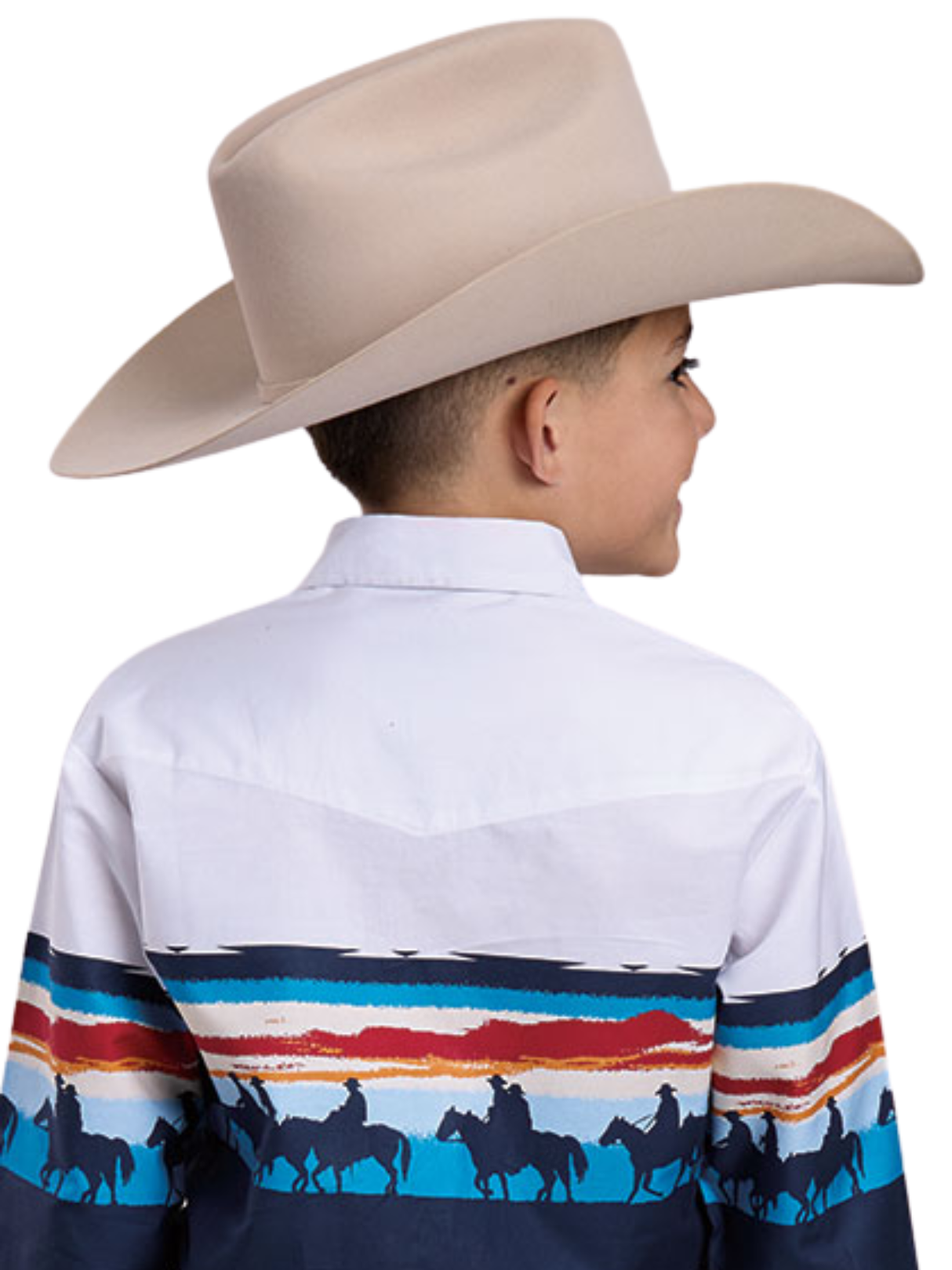 Vintage Western Shirt Sunset Border Collection - Boy's