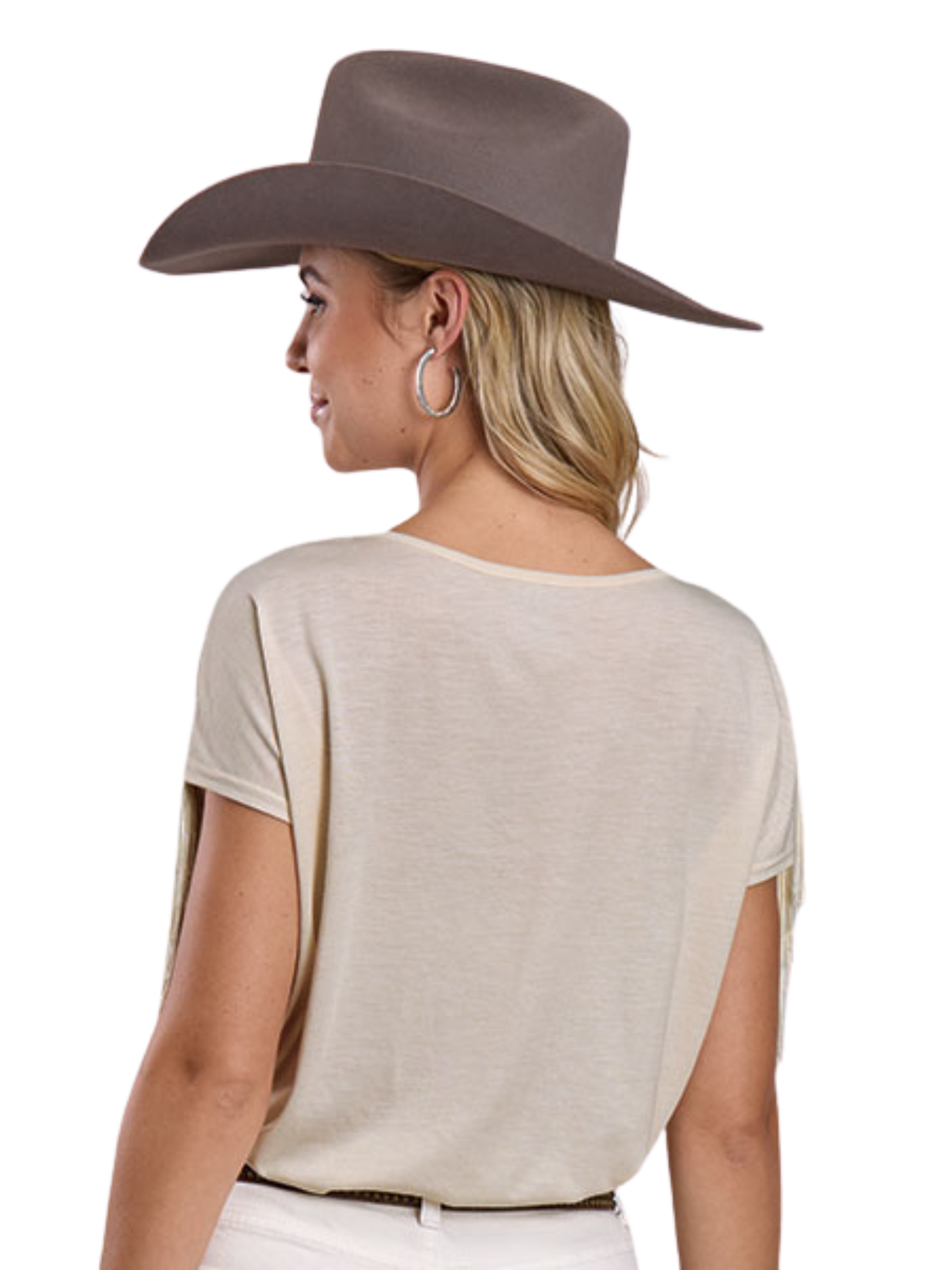T-Shirt Horse avec franges - Femme