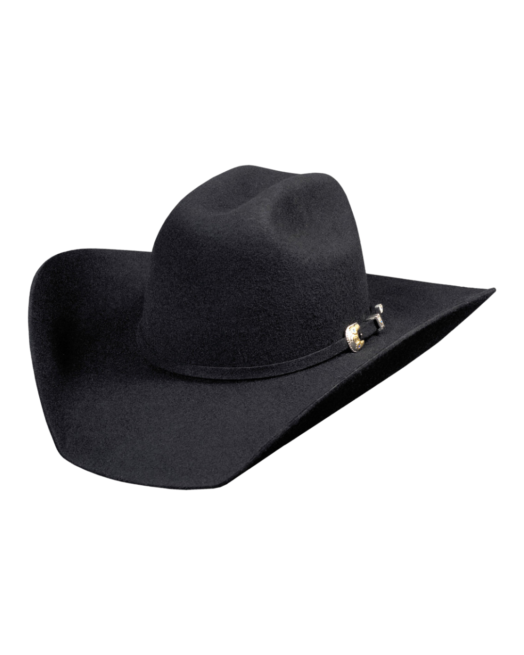 chapeau cowboy en feutre noir