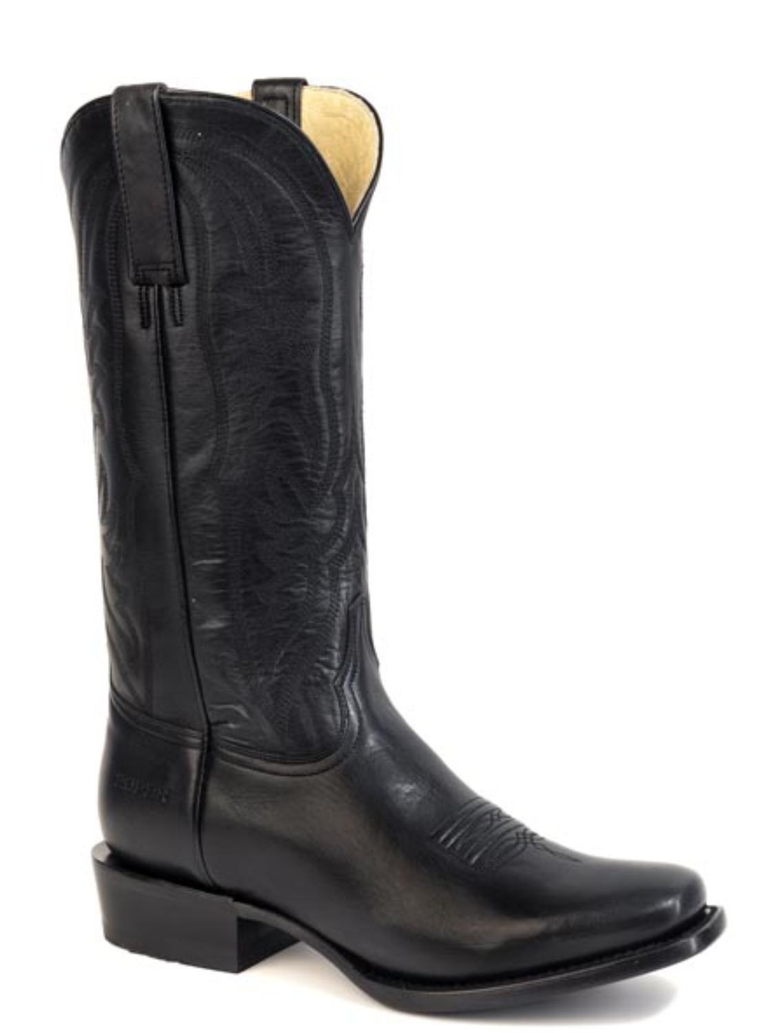 Bottes Western Hailee Med Square Toe Noir - Femme