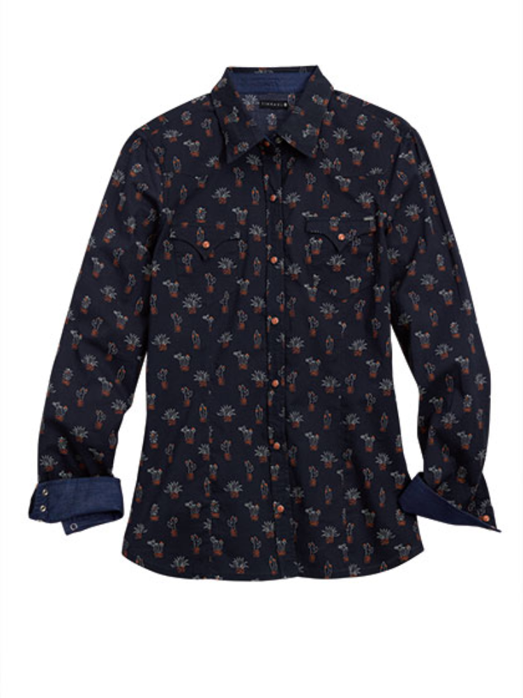 Chemise Western Cactus - Femme