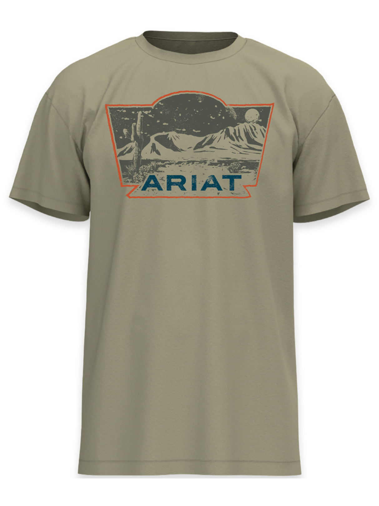 T-shirt Stamped Landscape - Homme