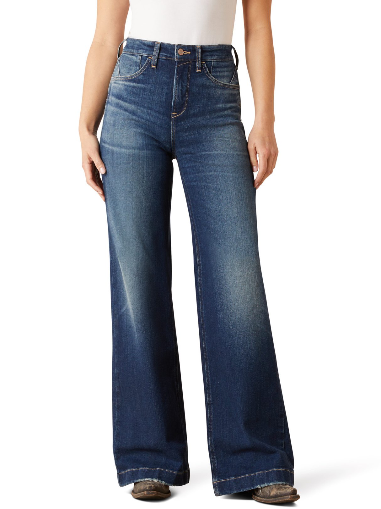 Jeans Western Penelope Wide Leg Ultra Taille Haute Lakewood - Femme