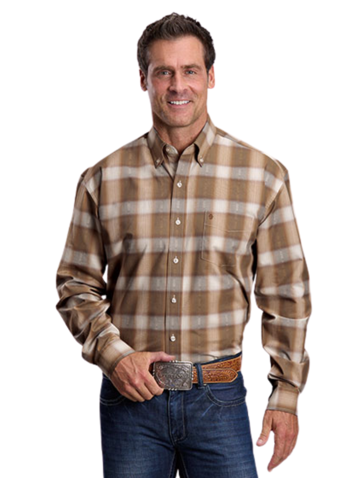 Chemise Western Gold Dust Plaid - Homme