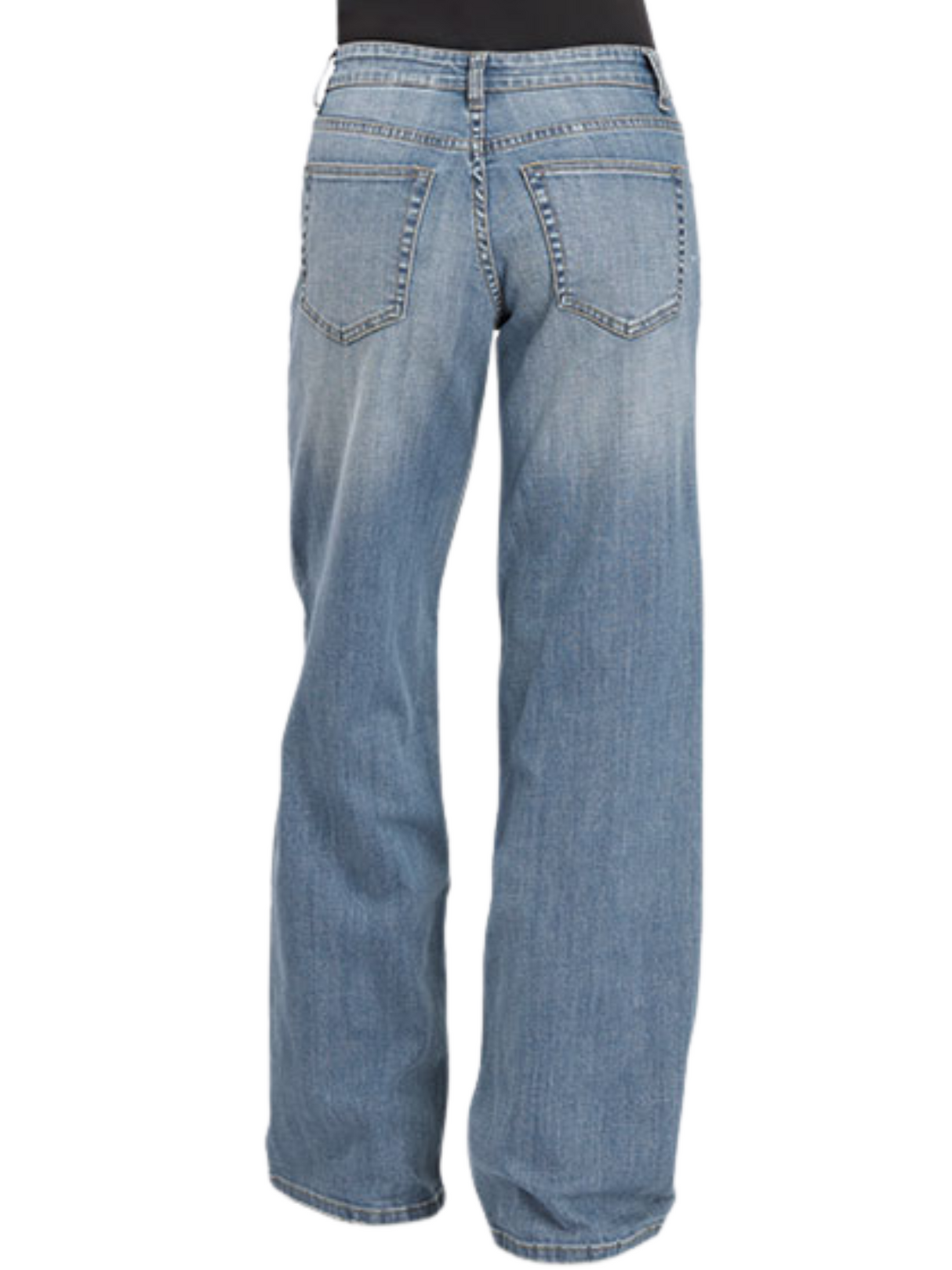 Light Western 675 Mid Rise Wide Leg Jeans - Women