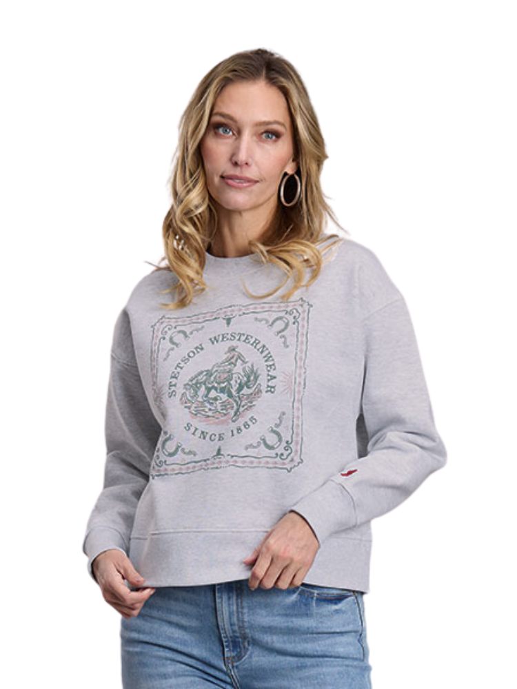 Chandail Cowboy in Square - Femme