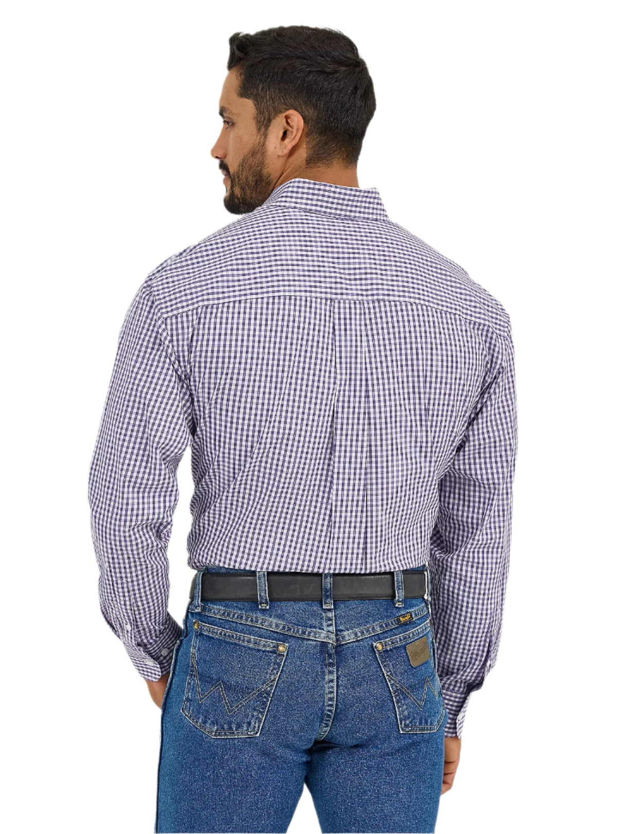 George Strait Amethyst Checks Shirt - Men's