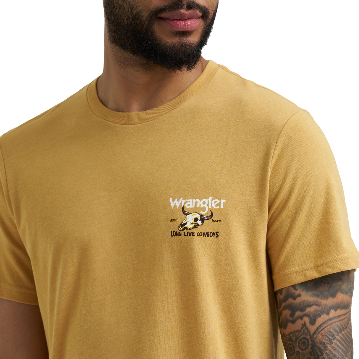 Skull Long Live Cowboys T-Shirt - Men's