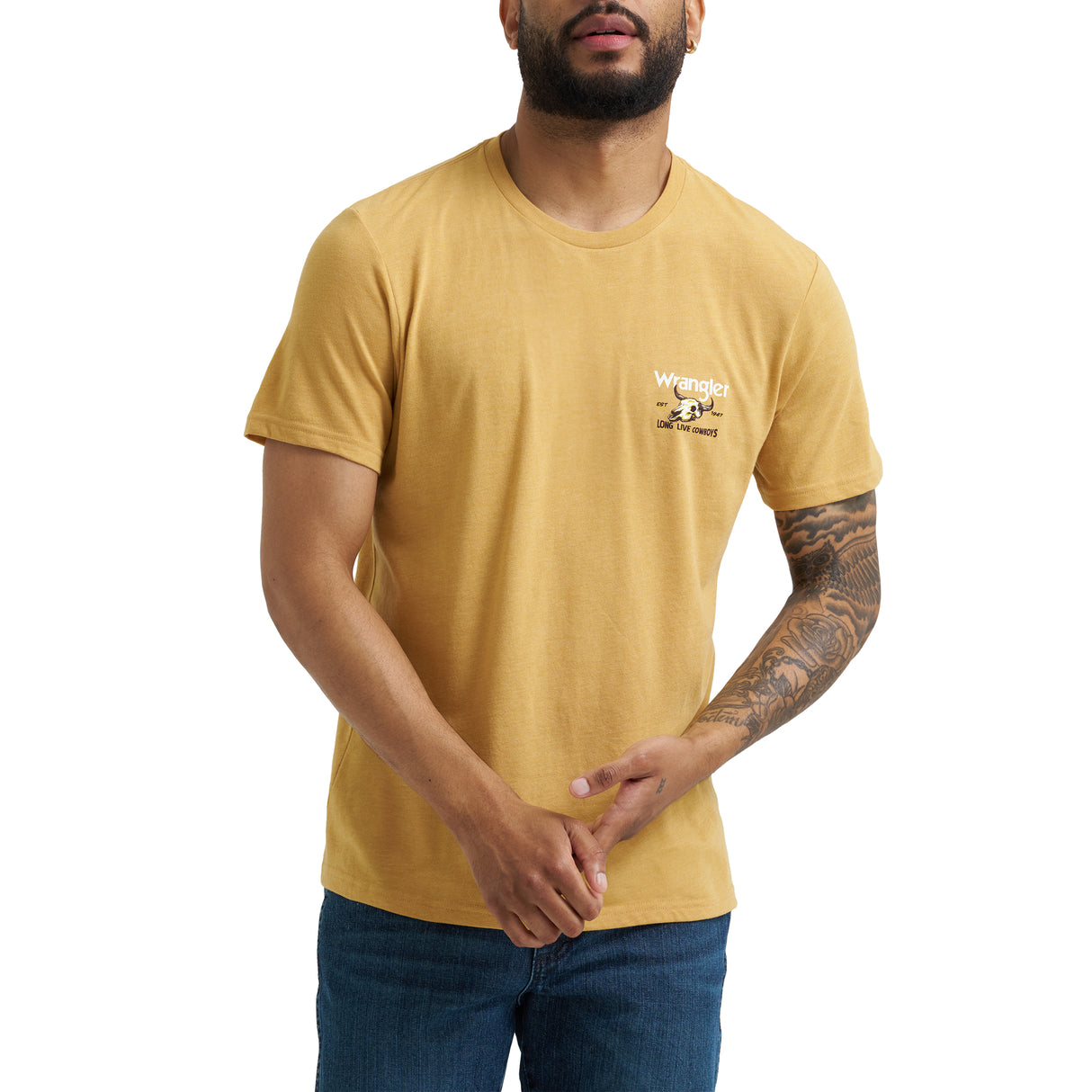 Skull Long Live Cowboys T-Shirt - Men's