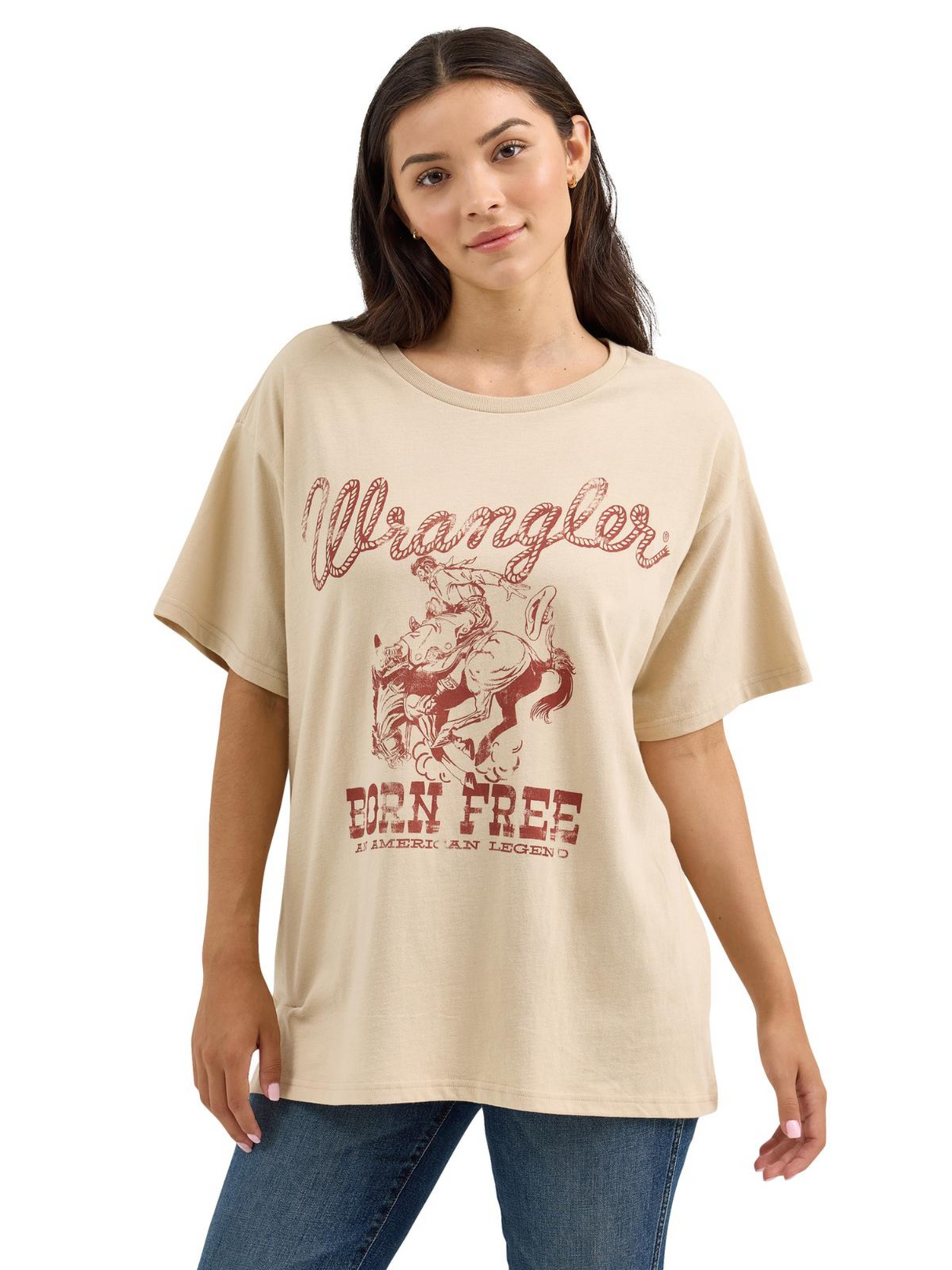 T-Shirt Buckster «Born Free» - Femme