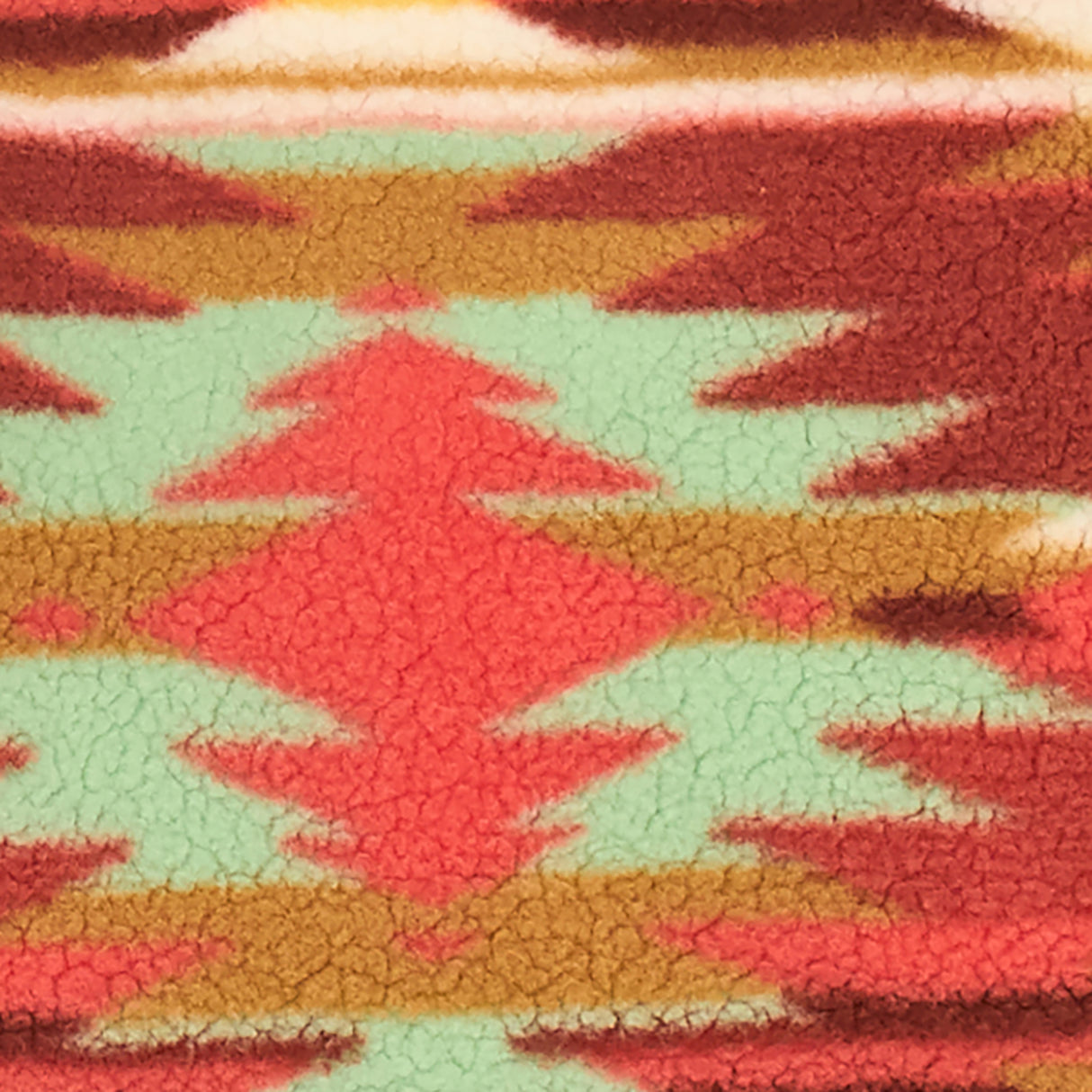 Manteau de sherpa à fermeture éclair Aztec Rose - Bambin