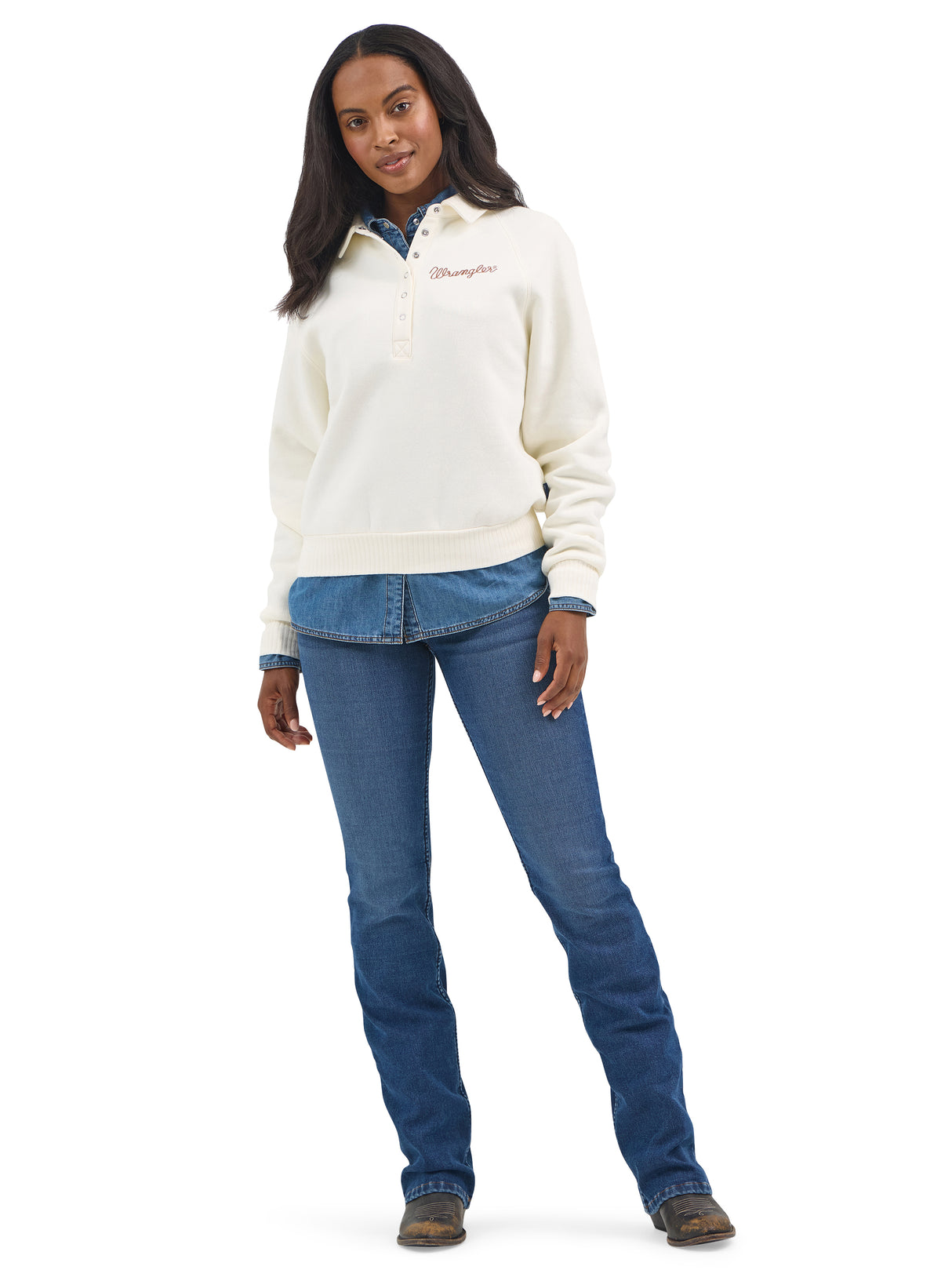 Jeans Western doublé Retro® Mae Brynn Bootcut - Femme