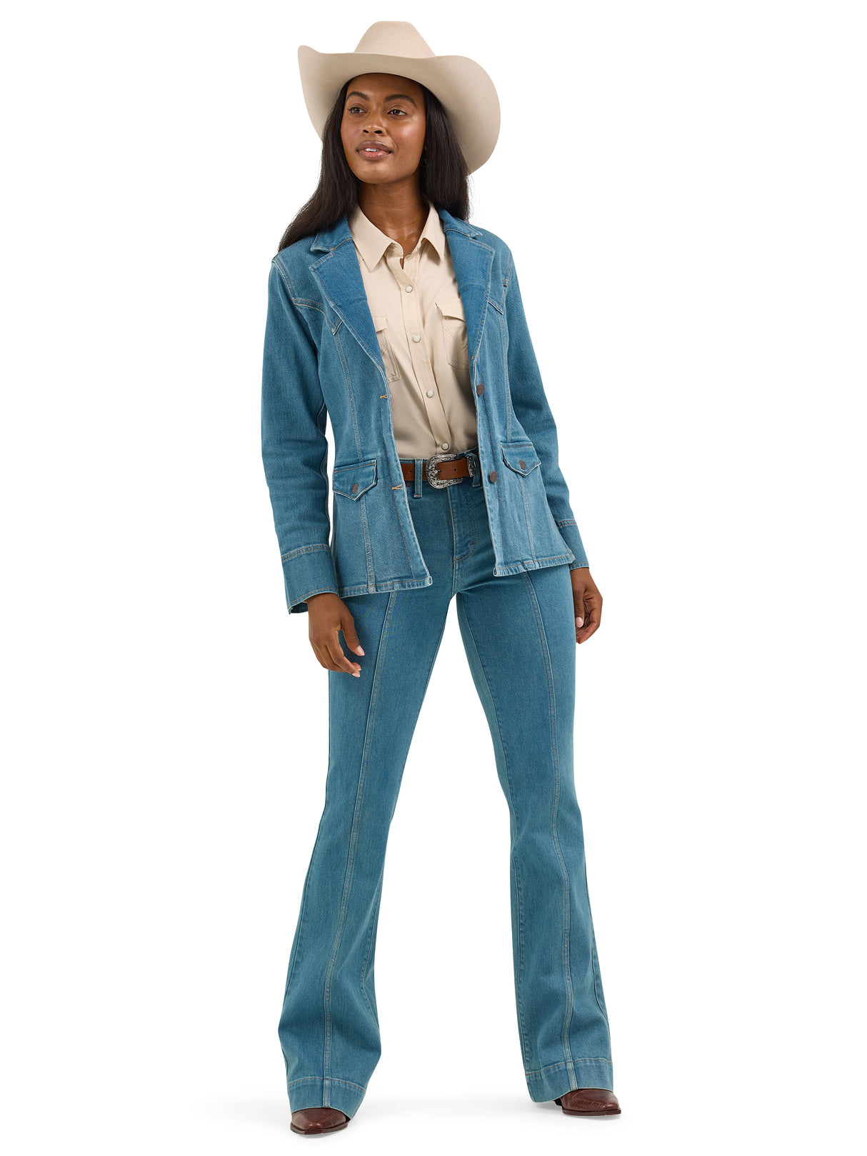 Jeans Western Bailey Brooklyn Trouser Taille Haute - Femme