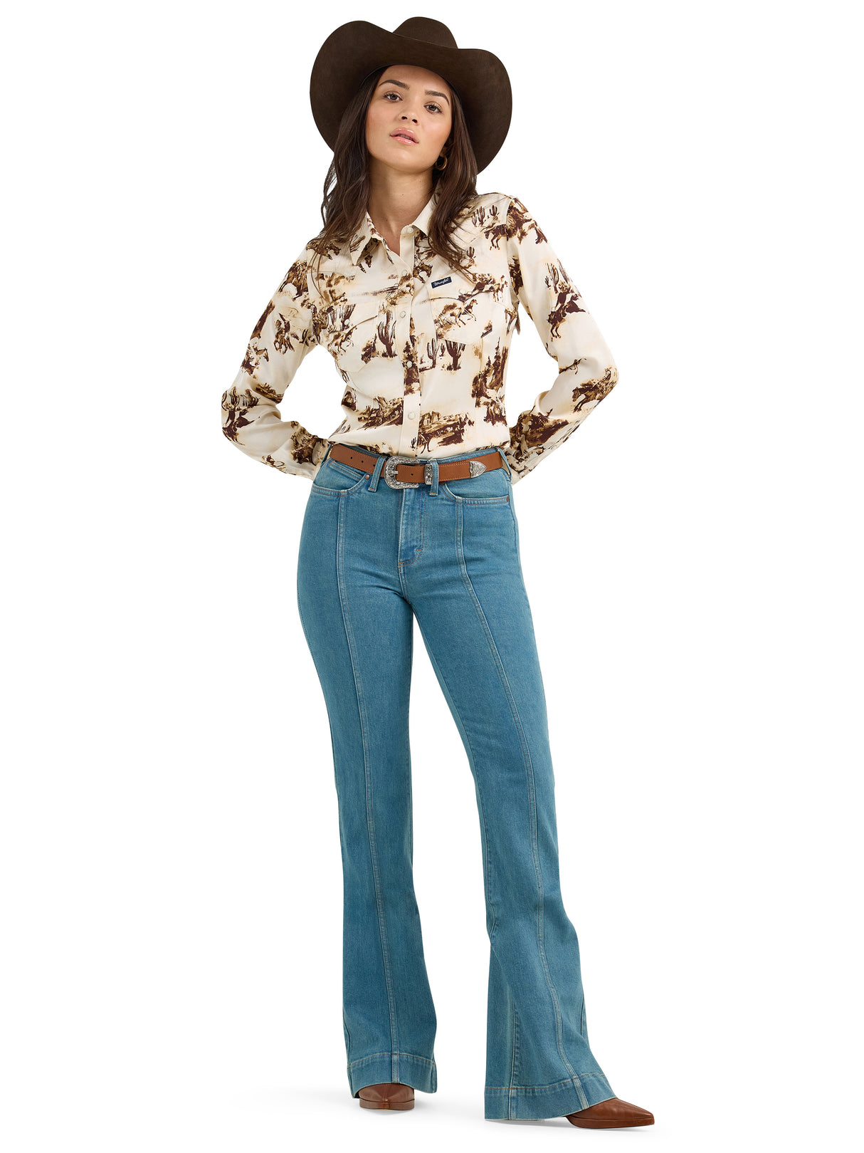 Jeans Western Bailey Brooklyn Trouser Taille Haute - Femme