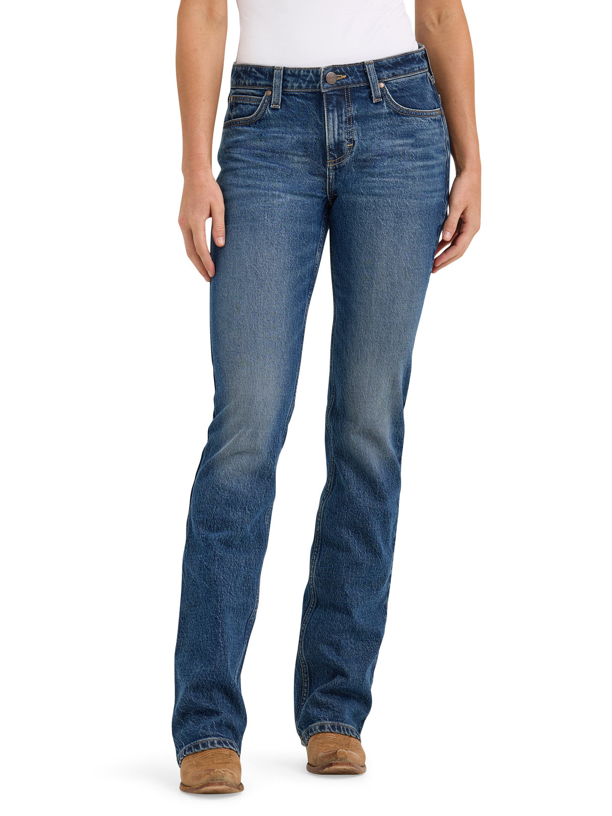Mae Retro Bootcut Isabella Mid-Rise Western Jeans - Women's