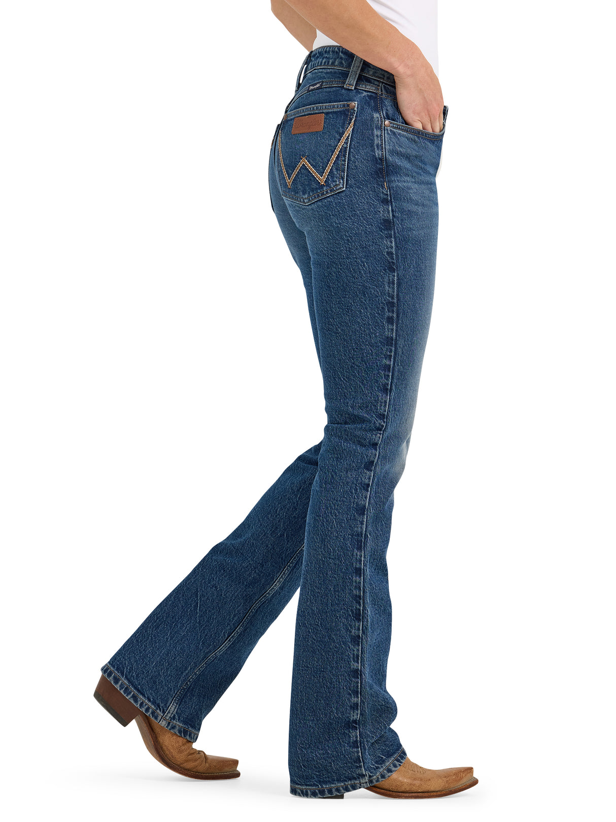 Mae Retro Bootcut Isabella Mid-Rise Western Jeans - Women's