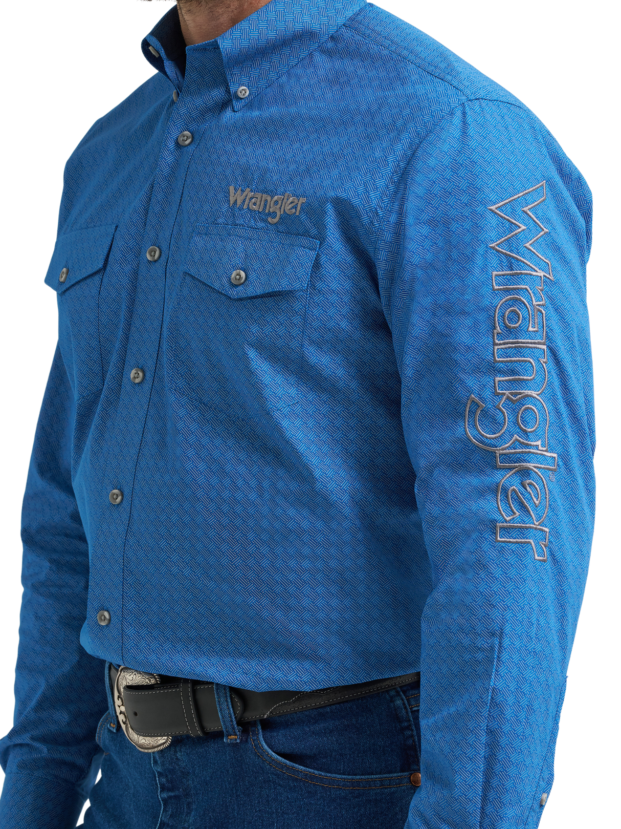 True Blue Western Shirt - Men's