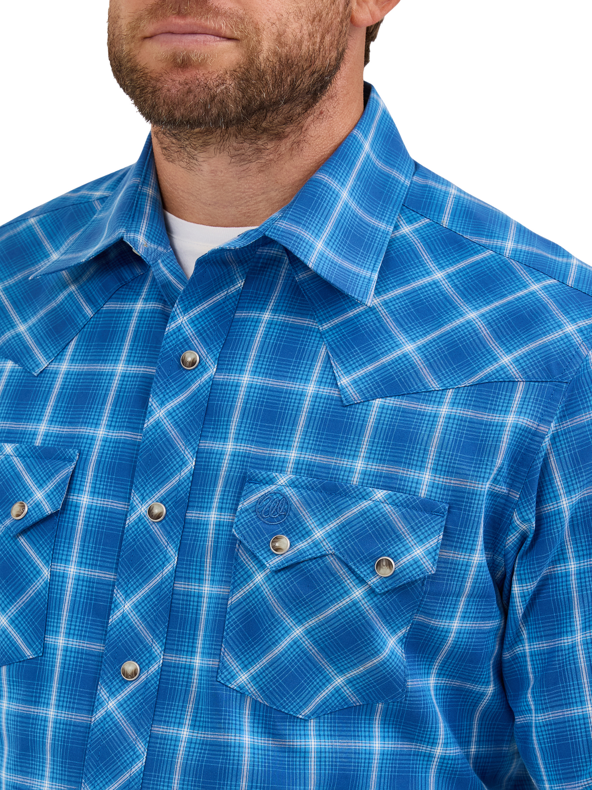 Chemise Western Retro True Blue - Homme