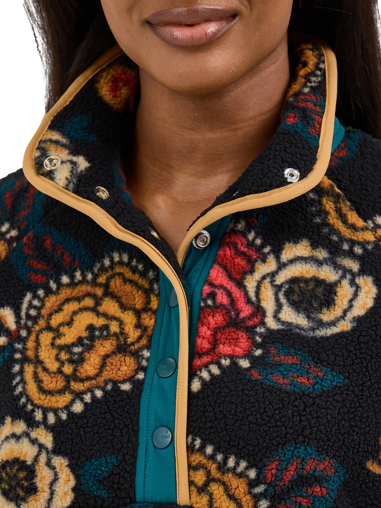 Pull en sherpa Retro® Punchy - Femme