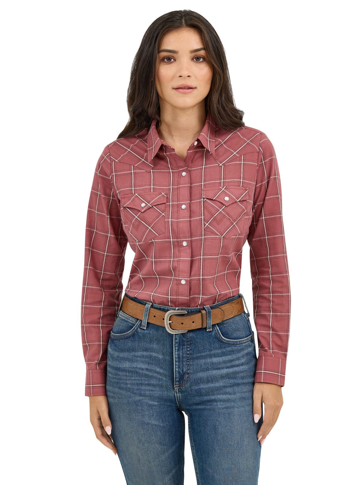 Chemise Western à boutons-pression Essential - Femme