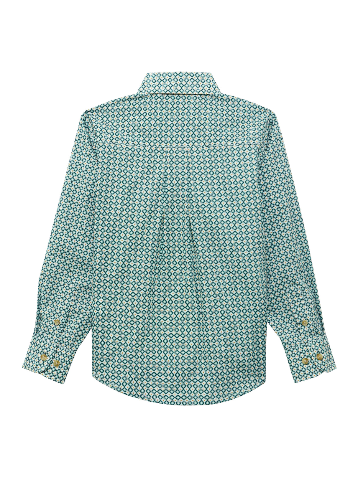 Chemise Western Losanges Verts - Garçon