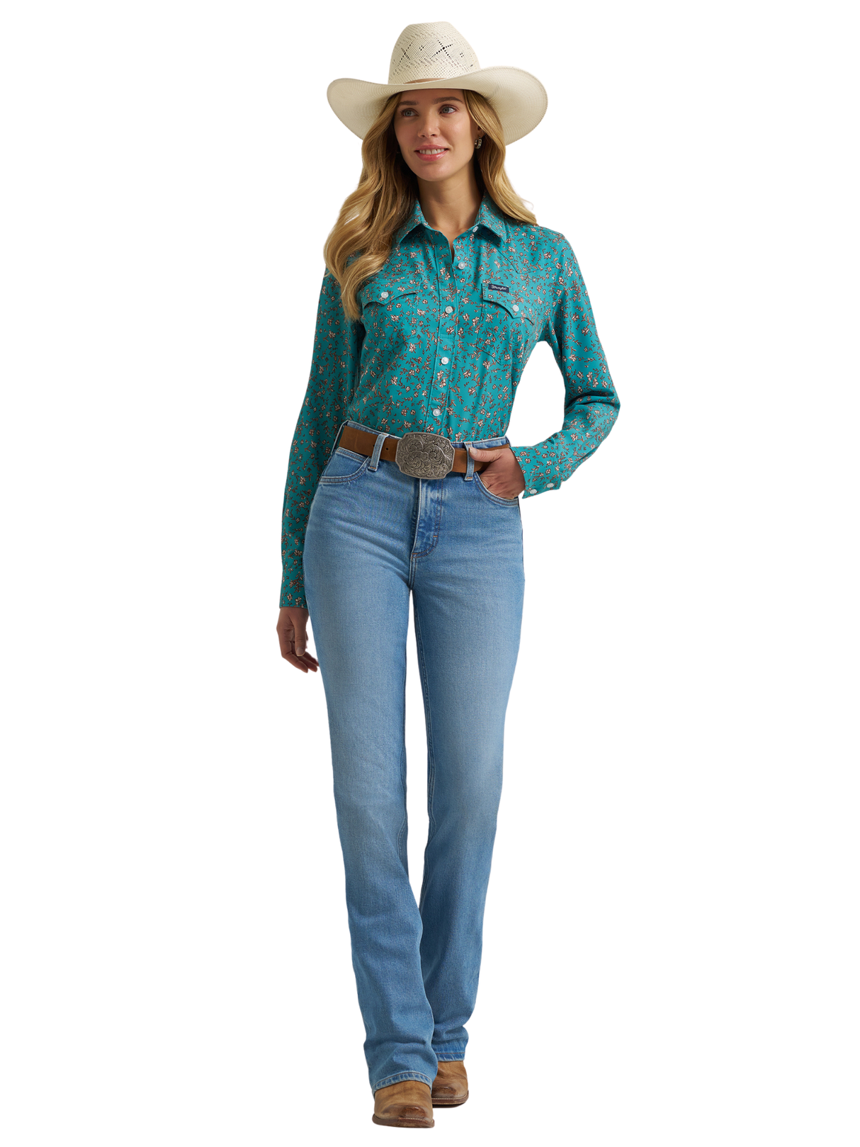 Chemise Western Performance Aria Florale - Femme