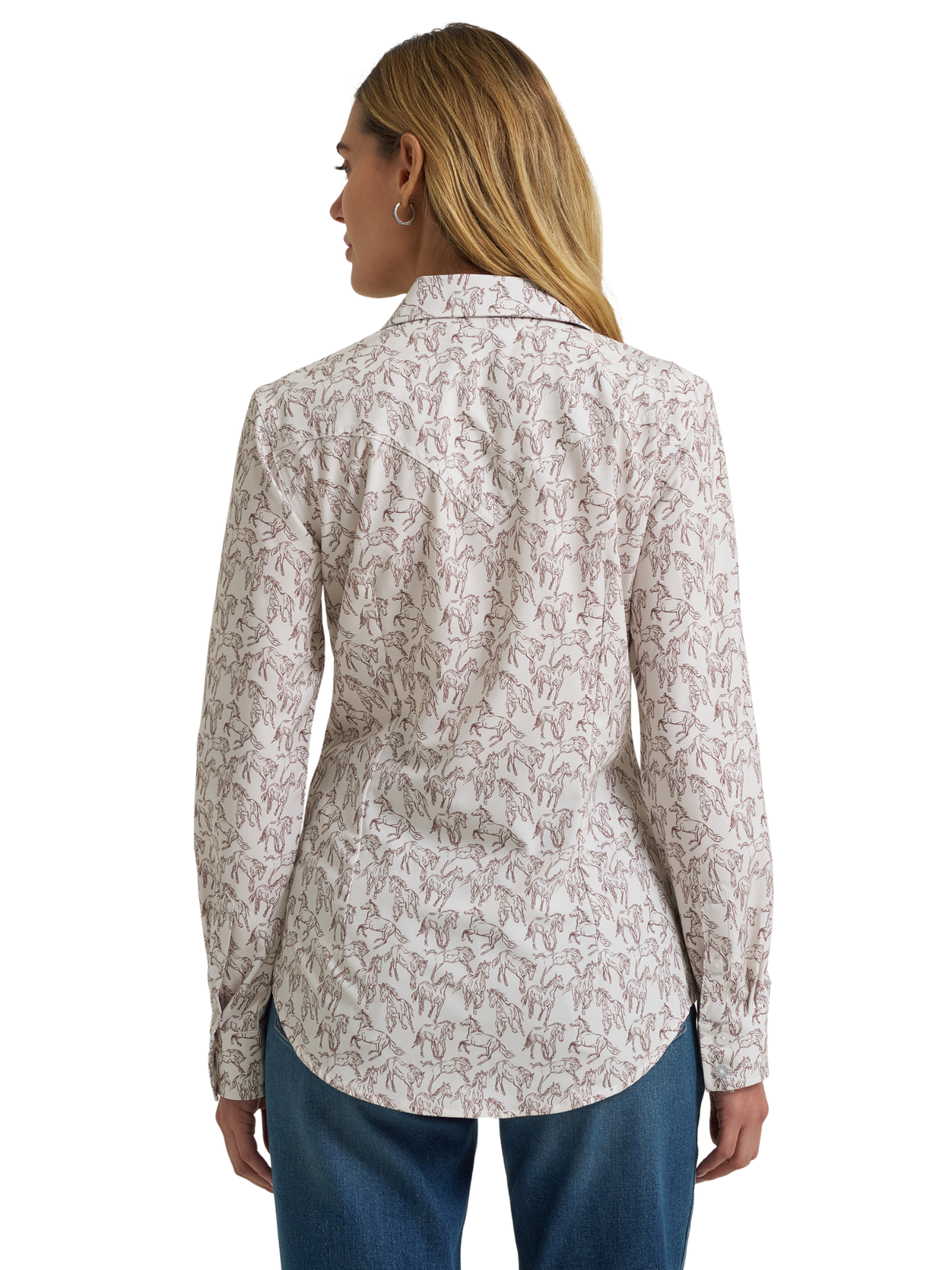 Chemise Performance Aria Running horses - Femme