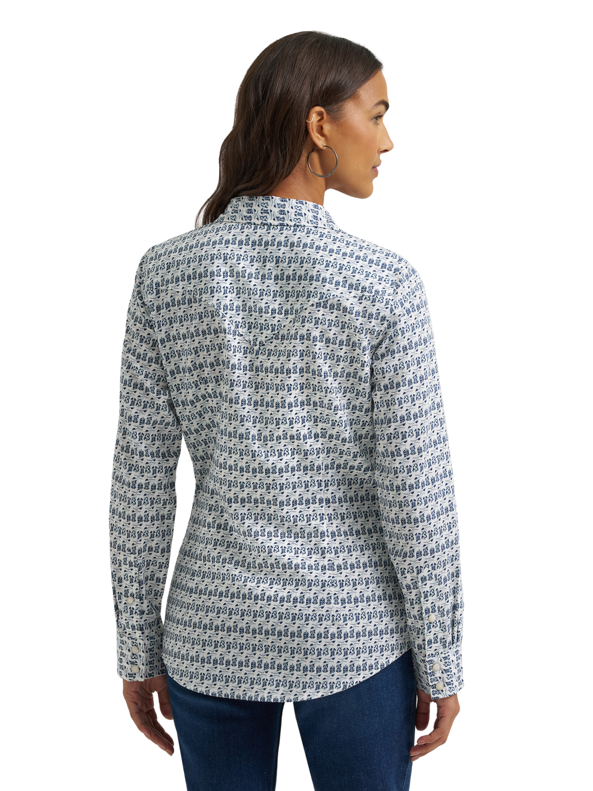 Chemise Western à snaps Blue Boots - Femme