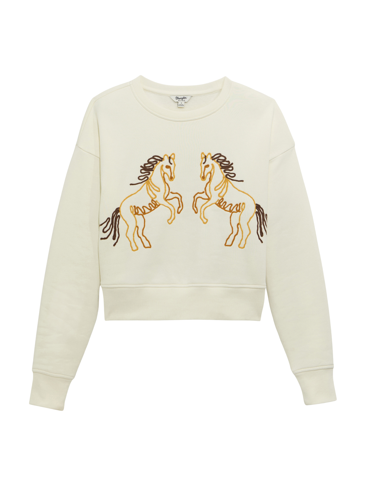 Sweatshirt Vintage chevaux - Femme