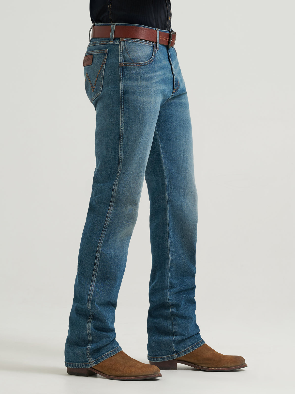 Wes Retro Slim Boot Western Jeans - Men's
