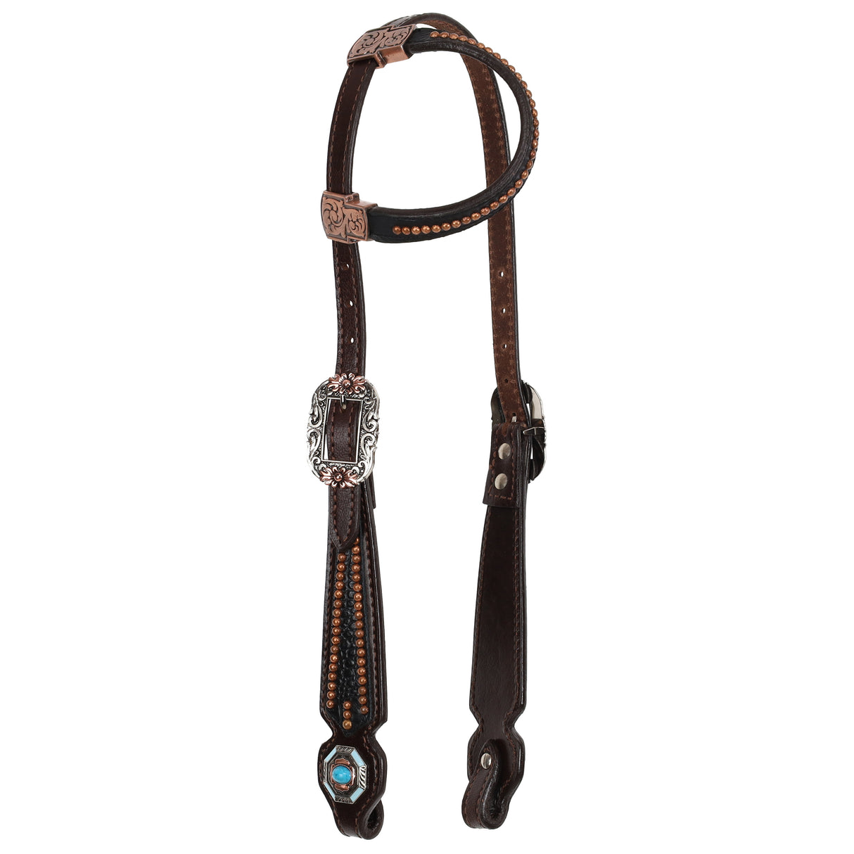 Blackwater Gator Western Bridle and Breastplate Set