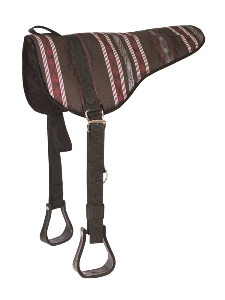 Tapis bareback Herculon avec étriers