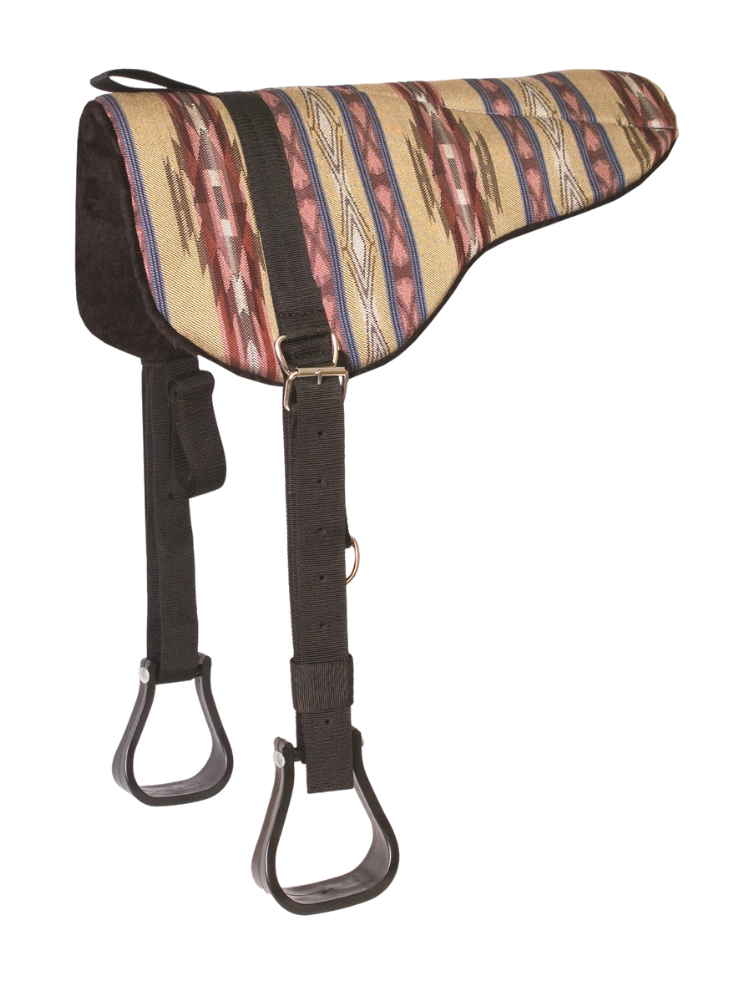 Tapis bareback Herculon avec étriers