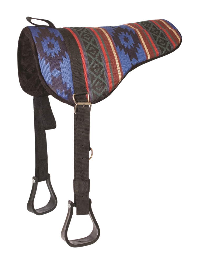 Tapis bareback Herculon avec étriers