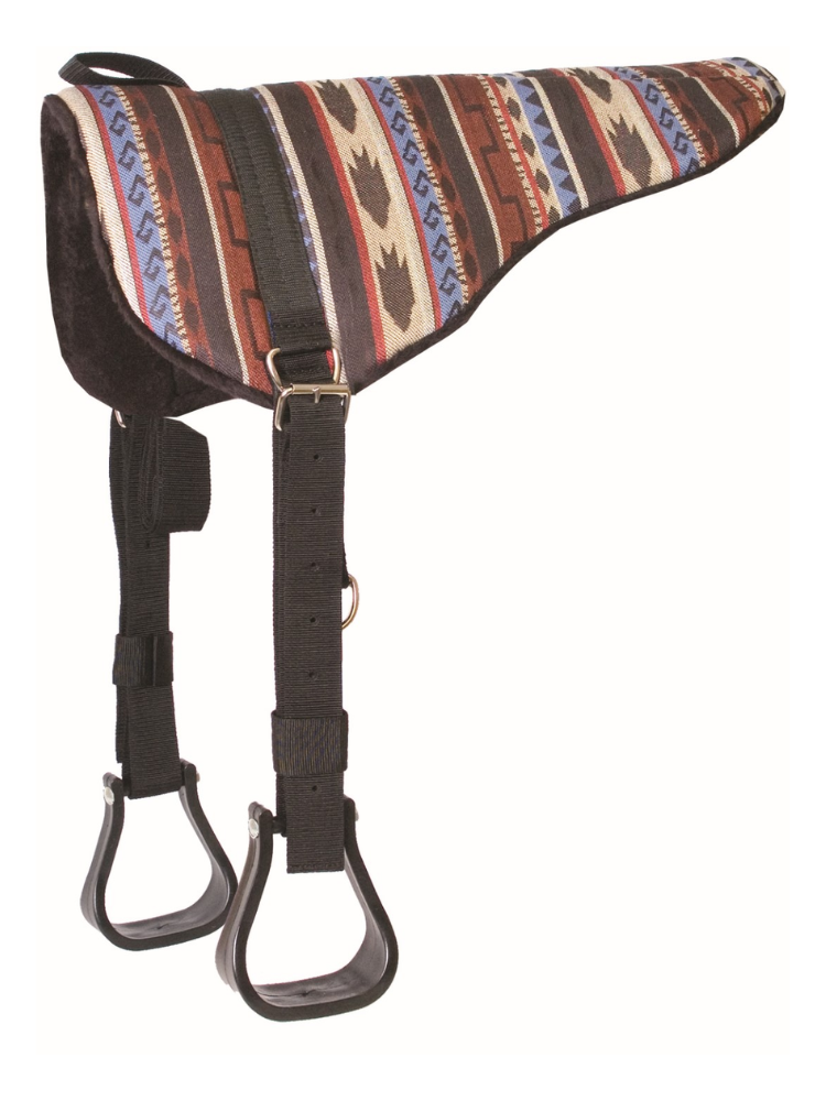 Tapis bareback Herculon avec étriers