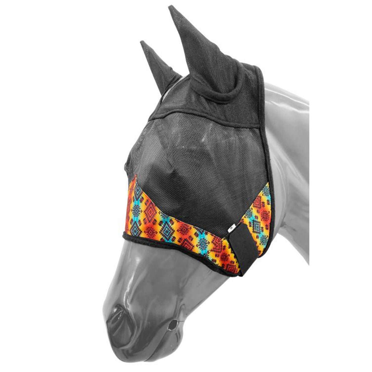 Fly mask with forelock opening