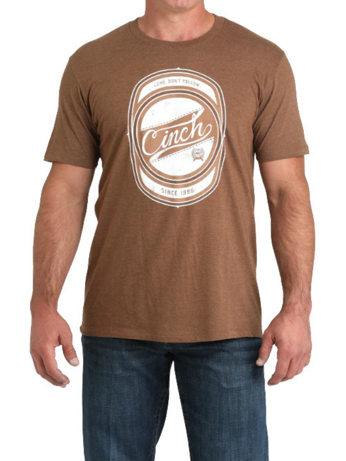 T-shirt Graphique Brun - Homme