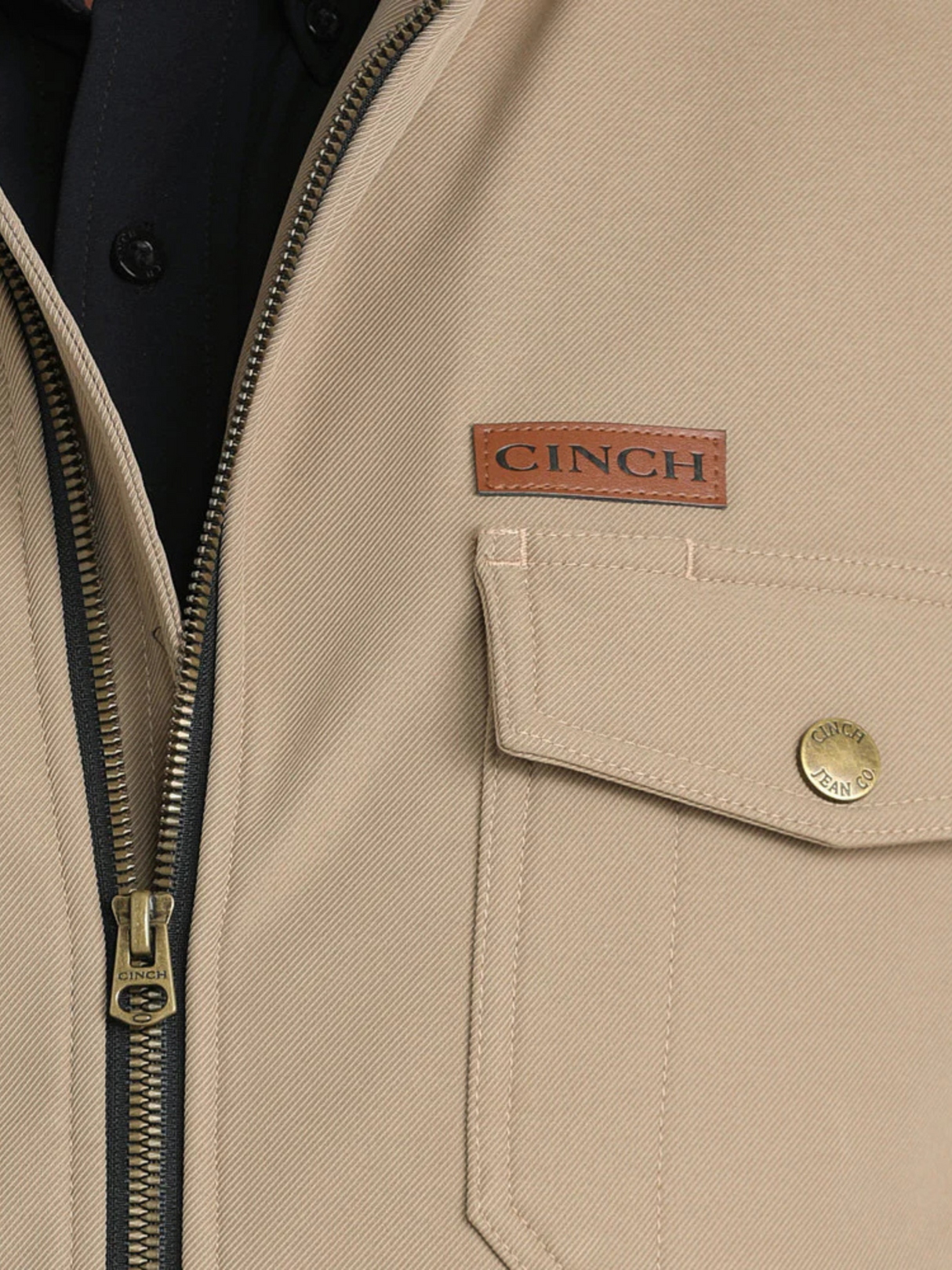 Veste Beige Pâle avec Poche Discrète - Homme