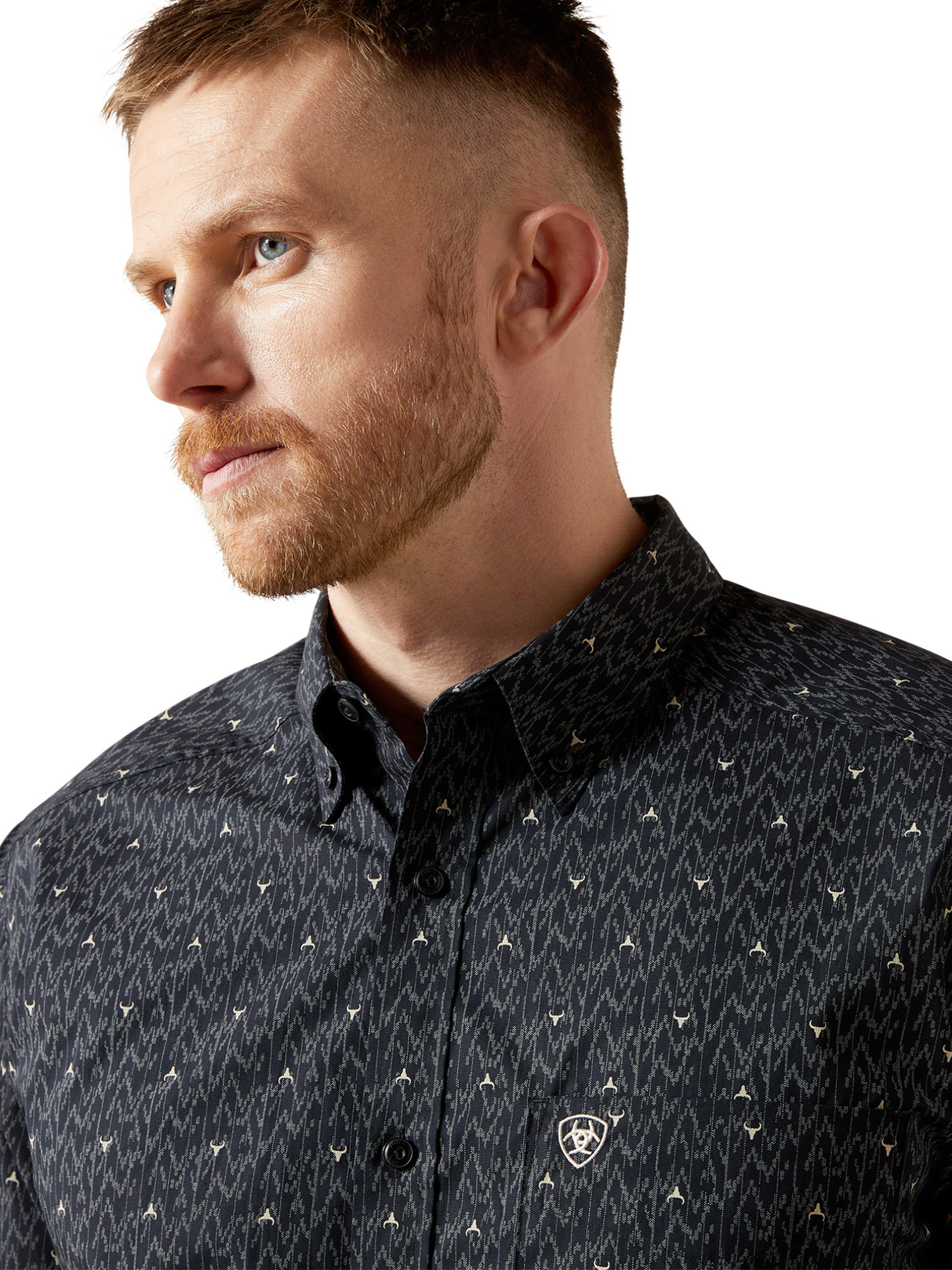 Chemise Western Wheaton Navy - Homme