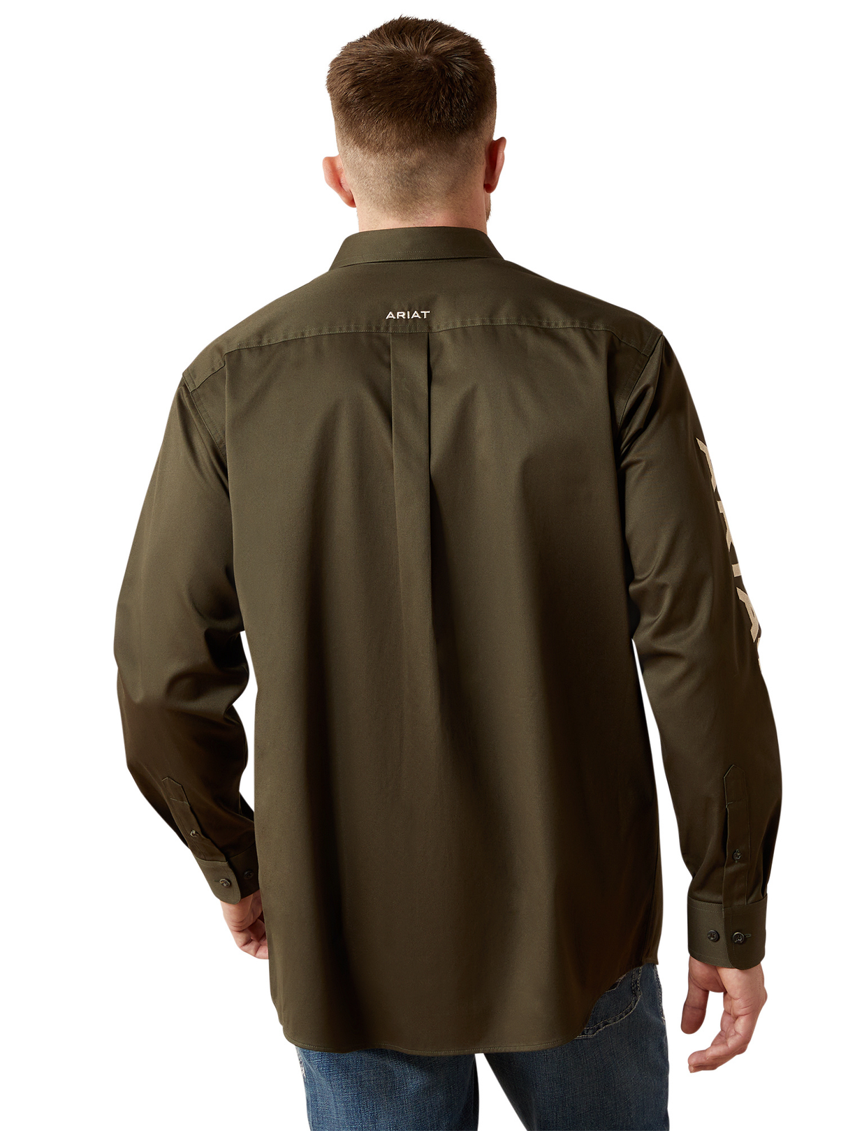 Chemise Team Twill Olive - Homme