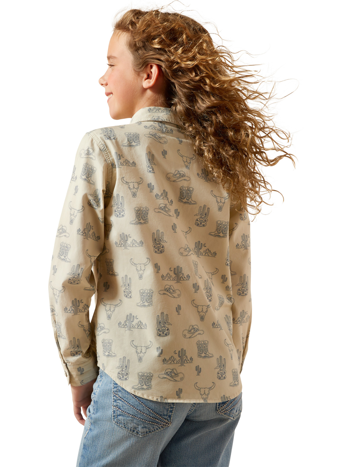 Chemise à Pressions Mila Style Western- Fille