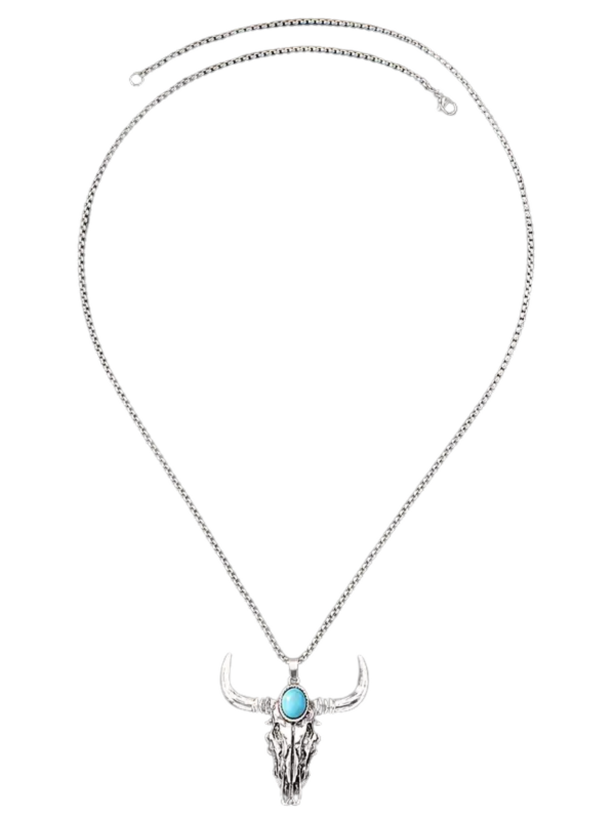 Collier Longhorn turquoise