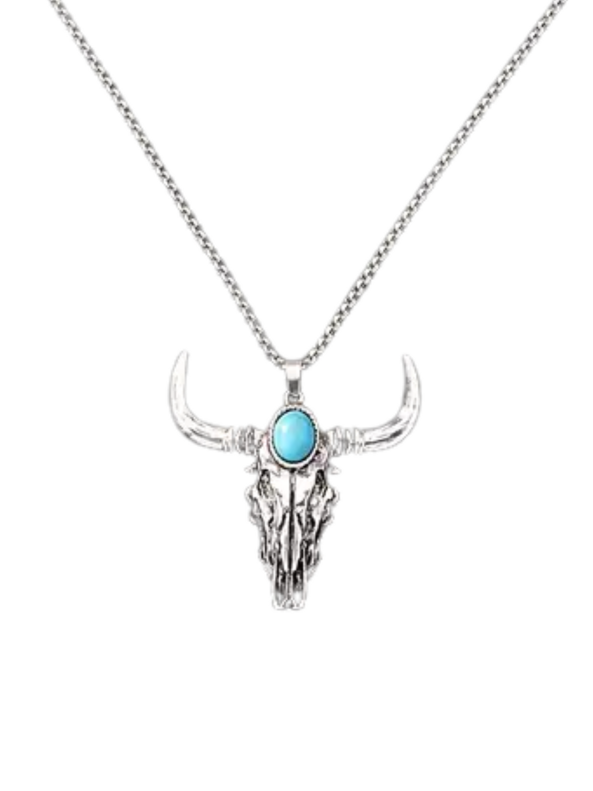 Collier Longhorn turquoise