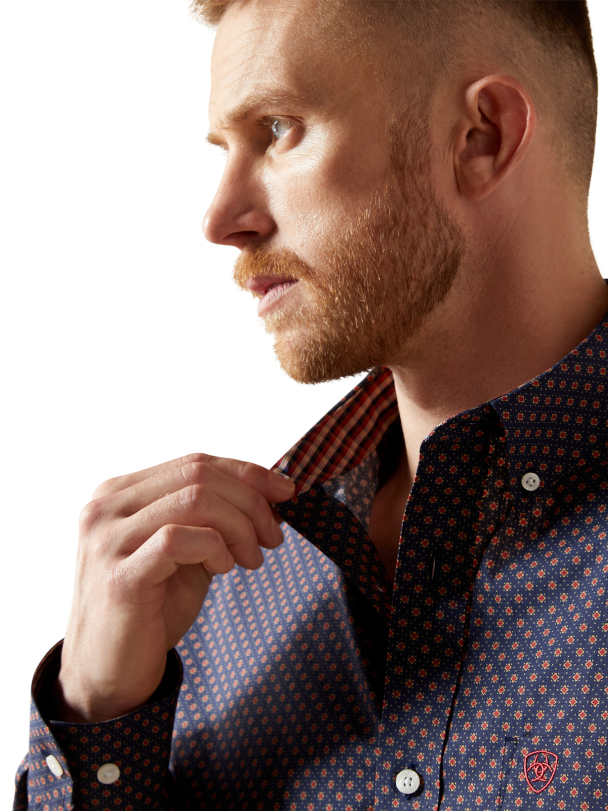 Chemise Briggs Navy Wrinkle Free - Homme