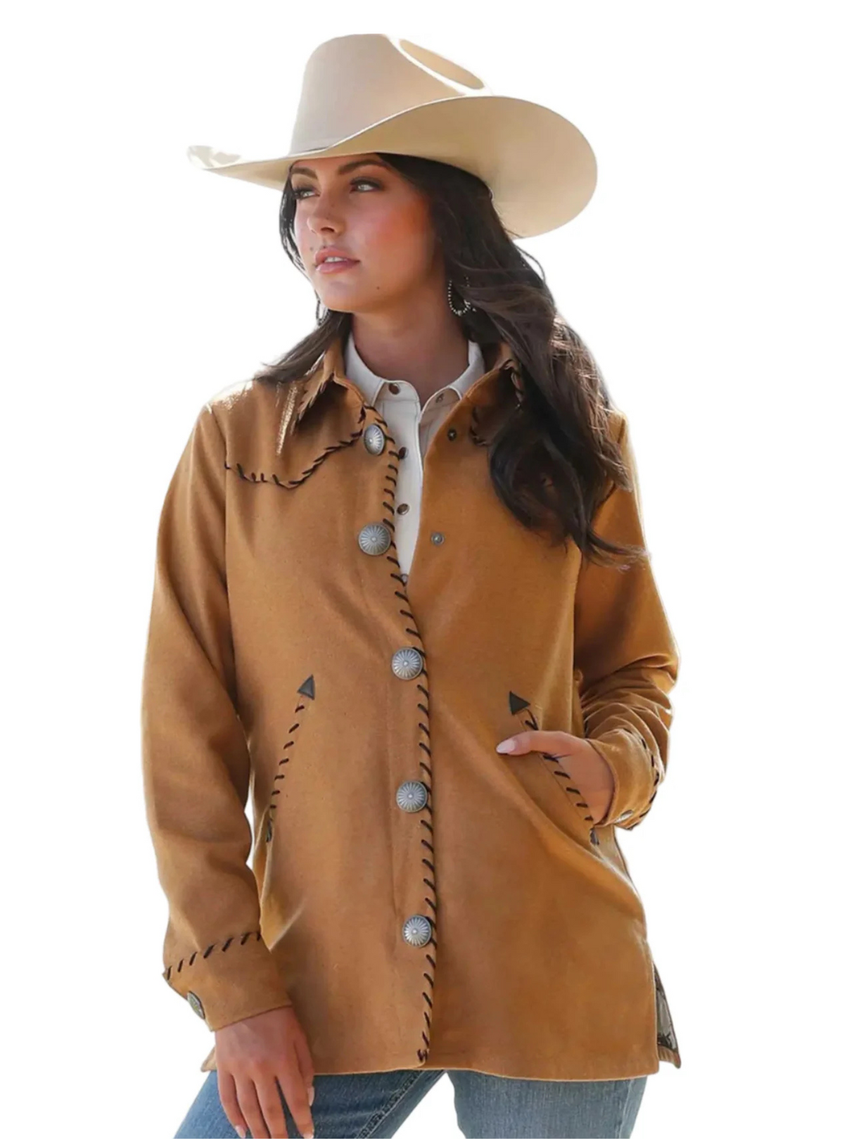 Veste-Chemise Style Western - femme