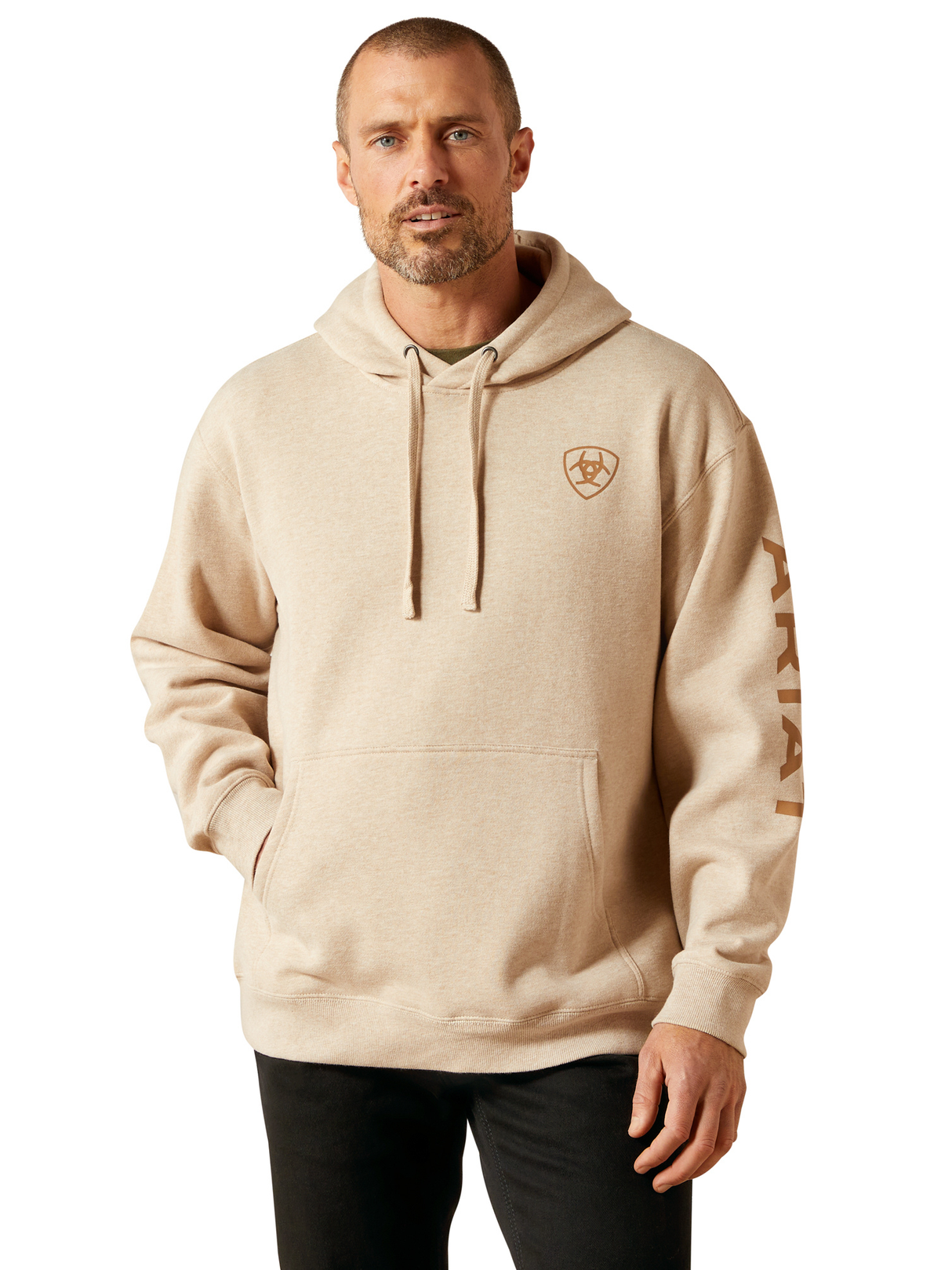 Ariat Oatmeal Heather Hoodie - Men's